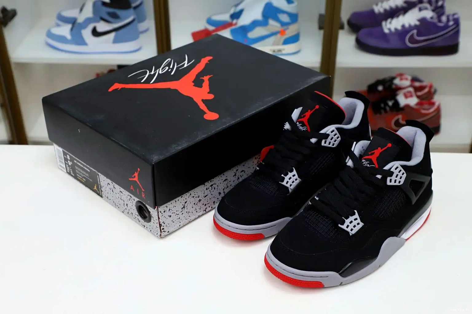 JORDAN AIR 2019 OG 'BRED' RETRO 4 Kimikick 0421